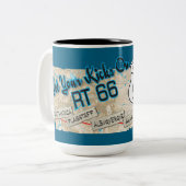 Route 66 Get your Kicks Tasse 26bluebg (Vorderseite Links)
