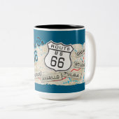Route 66 Get your Kicks Tasse 26bluebg (VorderseiteRechts)