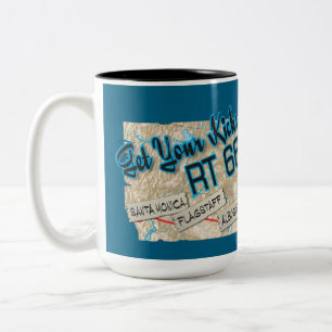 Route 66 Get your Kicks Tasse 26bluebg
