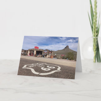 route 66 greeting card (blank inside)  karte