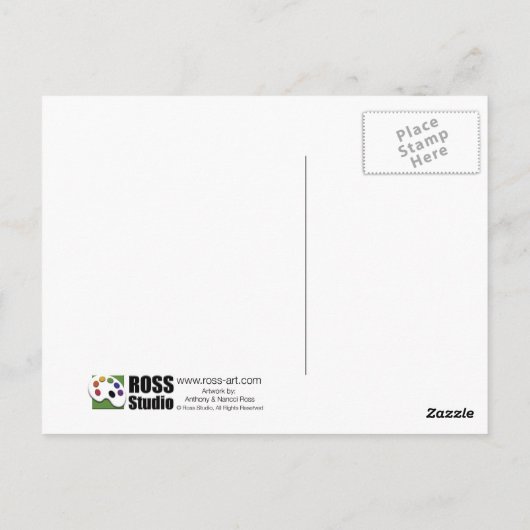 Route 66 Gruß Needles California Postkarte (Rückseite)