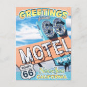 Route 66 Gruß Needles California Postkarte (Vorderseite)