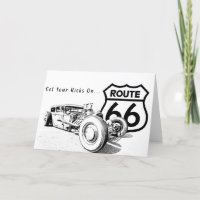 Route 66 Grußkarte