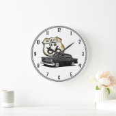 Route 66 Hardtop Große Wanduhr (Zuhause)