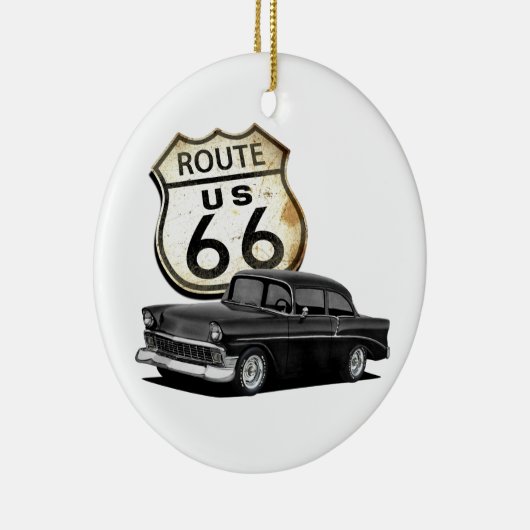 Route 66 Hardtop Keramik Ornament (Rechts)