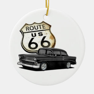 Route 66 Hardtop Keramik Ornament