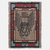 Route 66 historic route contry style decke (Vorderseite Vertikal)