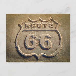 Route 66 historic sign, Arizona Postkarte