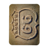 Route 66 historisches Zeichen, Arizona Magnet (Vertikal)