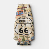 "Route 66-Hol dir deine Kicks" Flaschenkühler (Vorderseite)