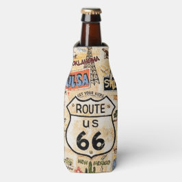 "Route 66-Hol dir deine Kicks" Flaschenkühler