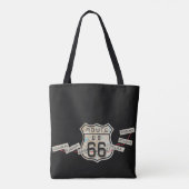 Route 66 hol dir deine kicks tote tasche (Rückseite)
