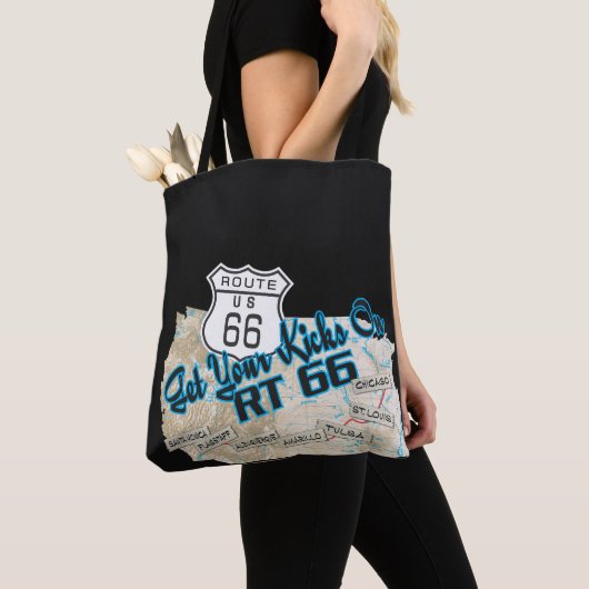 Route 66 hol dir deine kicks tote tasche (Von Nahem)