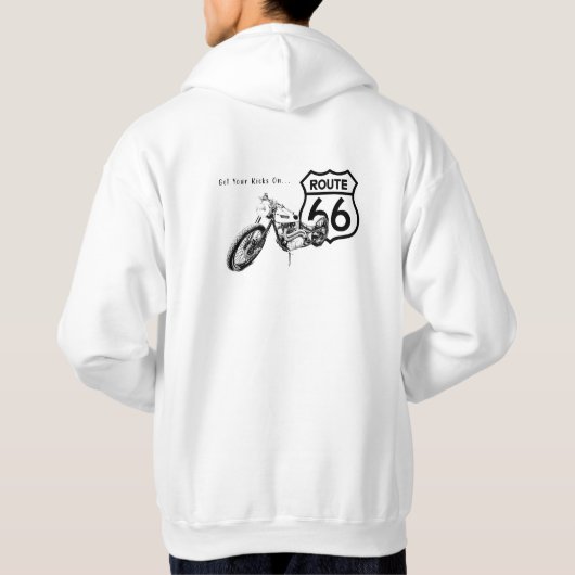 Route 66 Hooded Sweatshirt (Rückseite)