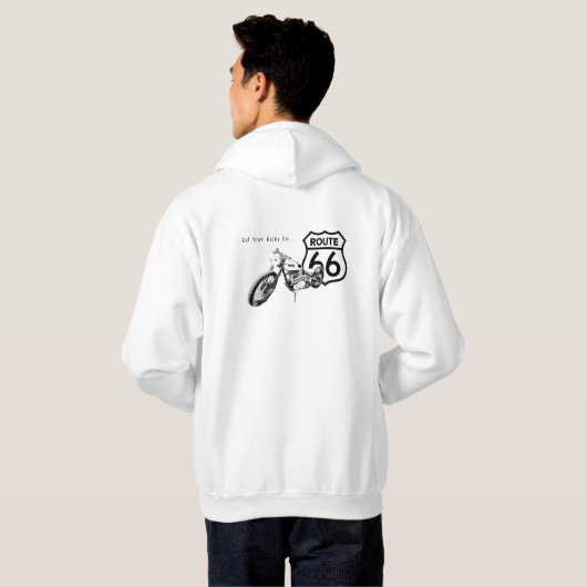 Route 66 Hooded Sweatshirt (Schwarz voll)