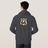 Route 66 hoodie (Schwarz voll)