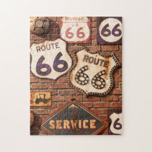 Route 66 Ikonische Reise Puzzle