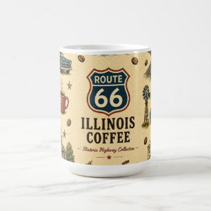 Route 66 Illinois Morning Roast Erinnerungen Kaffeetasse