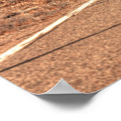 Route 66 in der Wüste Poster (Ecke)