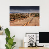 Route 66 in der Wüste Poster (Heimbüro)