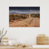 Route 66 in der Wüste Poster (Küche)