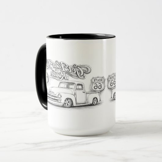 Route 66 Kaffeetasse (Vorderseite Links)