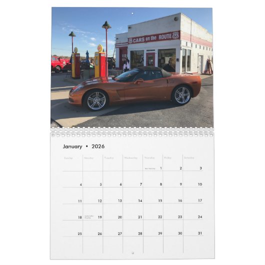 Route 66 Kalender (Jan 2026)