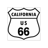 Route 66 Kalifornien Gummistempel (Prägung)