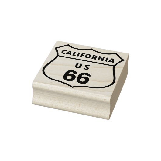 Route 66 Kalifornien Gummistempel (Stempel)