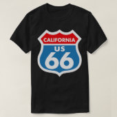 Route 66 Kalifornien T-Shirt (Design vorne)