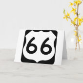 Route 66 karte (Gelbe Blume)