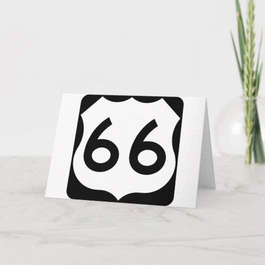 Route 66 karte (Vorderseite)