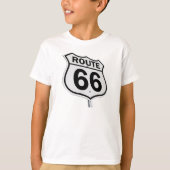 Route 66 Kinder T - Shirt. T-Shirt (Vorderseite)