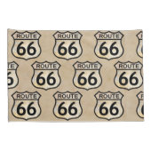 Route 66 Kissenfall Kissenbezug (Rückseite-Rechts)