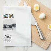 Route 66 Kitchen Tea Towel Geschirrtuch (Viertel Falte)
