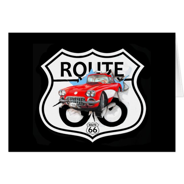 Route 66 life style love the freedom (Vorderseite (Horizontal))