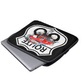 Route 66 life style love the freedom laptopschutzhülle (Vorne Knopf)