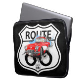 Route 66 life style love the freedom laptopschutzhülle (Vorderseite Links)