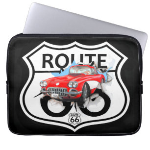 Route 66 life style love the freedom laptopschutzhülle