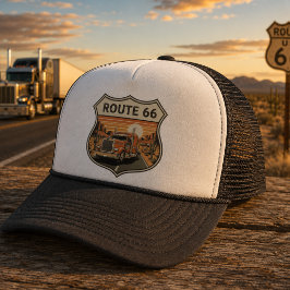 Route 66 LKW-Fahrer Truckerkappe