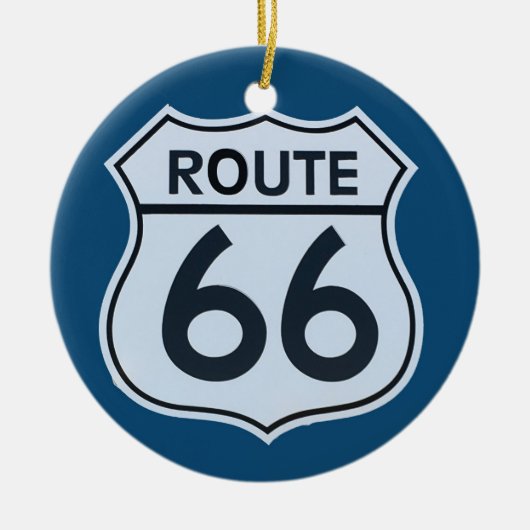 Route 66 Logo Ornament (Vorne)
