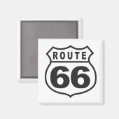 Route 66 magnet (Vorderseite/Rückseite)