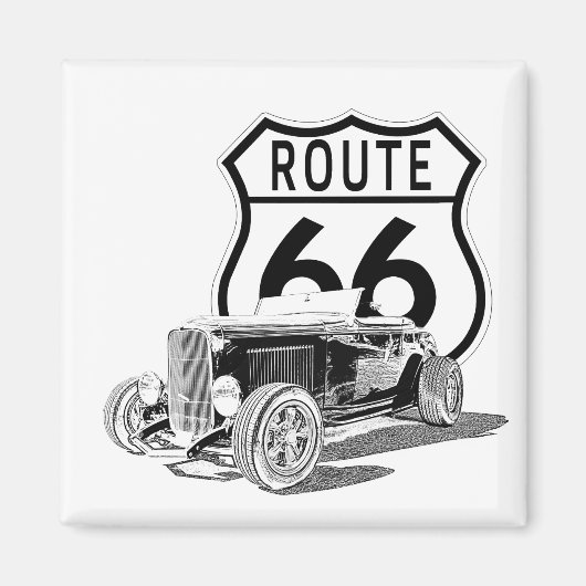 Route 66 magnet (Vorne)