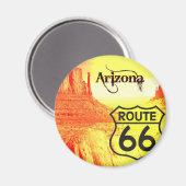 Route 66 magnet (Vorderseite/Rückseite)