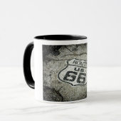 Route 66 Marker Tasse (Vorderseite Links)