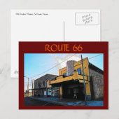 Route 66 (McLean) Postkarte (Vorne/Hinten)
