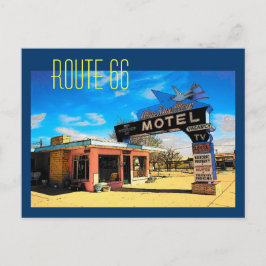 Route 66 Motel Postcard - Customized Postkarte