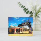 Route 66 Motel Postcard - Maßgeschneidert Postkarte (Stehend Vorderseite)