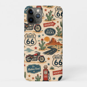 Route 66 Motorrad-Reise-Tech-Americana Case-Mate iPhone Hülle