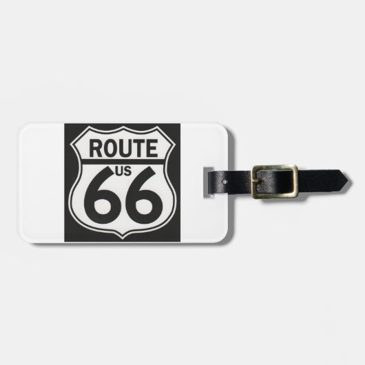 Route 66 - Mutterstraße Gepäckanhänger (Vorderseite horizontal)